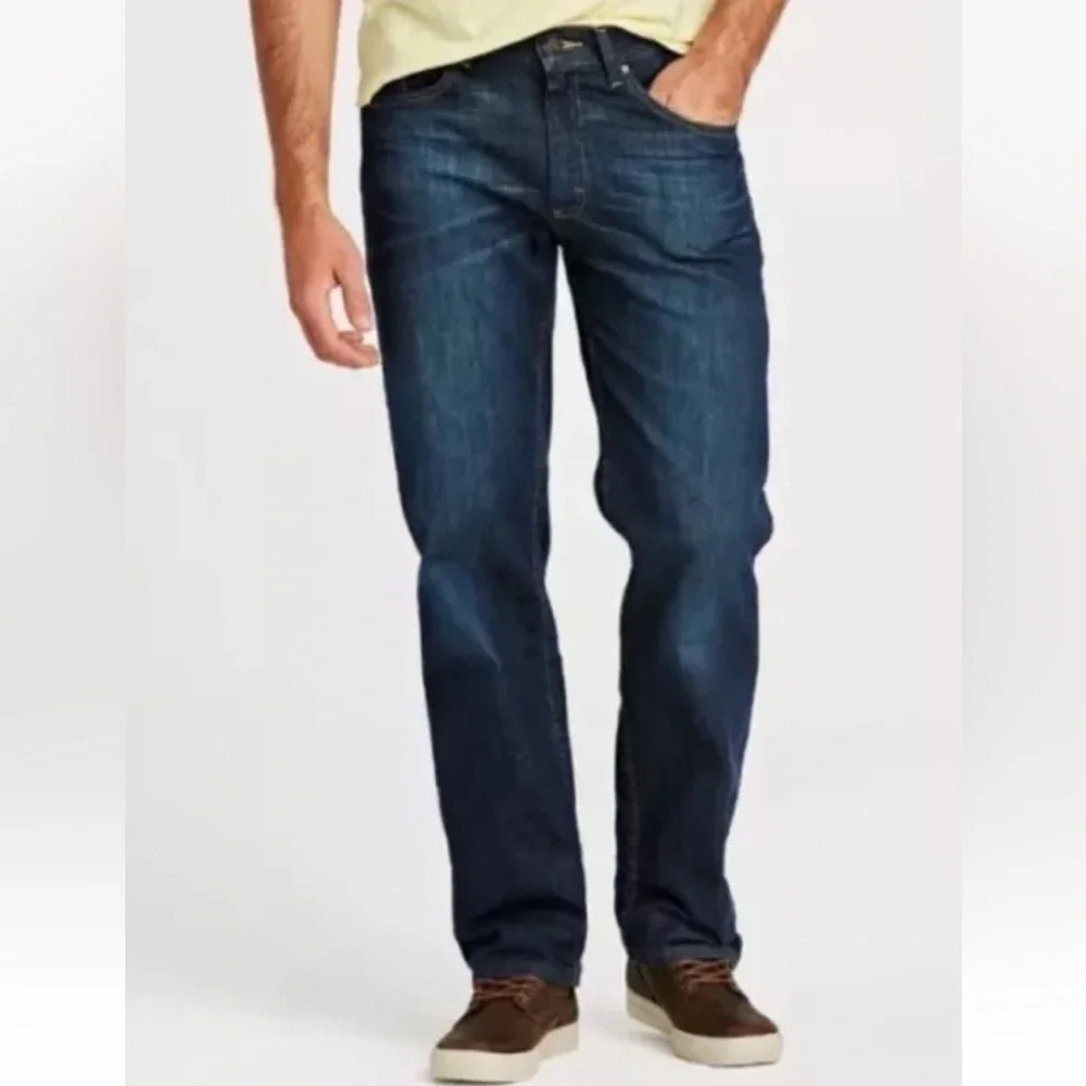 Timberland‎ Straight Leg Dark Wash Denim Jeans Mens Size 32X30 (109)